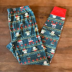 ⚡️3/$20 Hanna Andersson Pajama Pants - unisex large - matching PJs - Star Wars 🎄